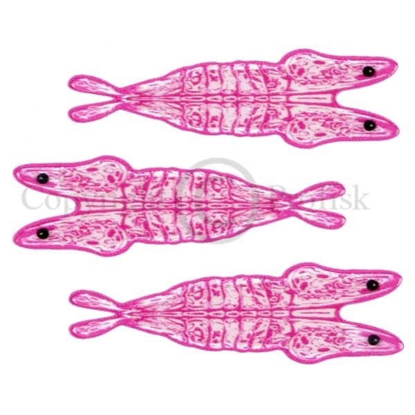 Pro 3D Shrimp Shell Medium. Clear/Pink