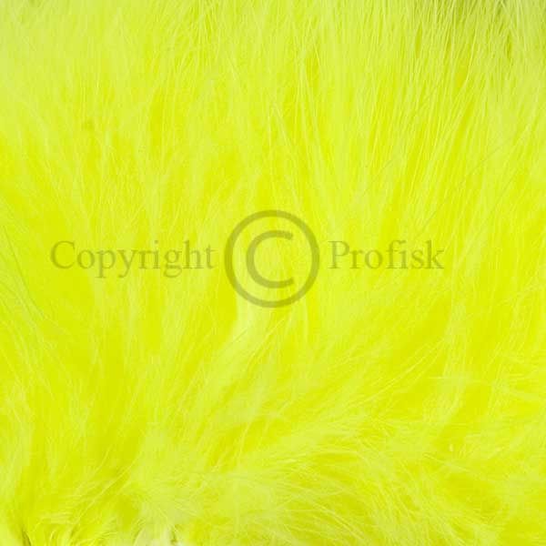 Wooly Bugger Marabou Fl.Yellow