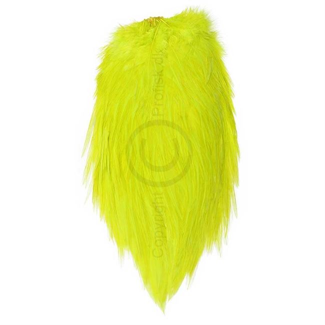 Whiting American Rooster Saddle Fl. Yellow Chartreuse