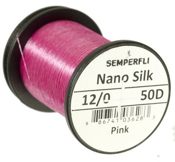 Semperfli Nano Silk Bindetråd 50D 12/0 Pink