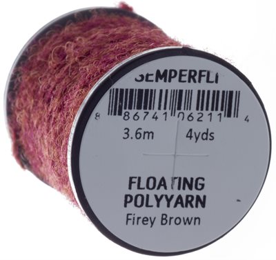 SemperFli Dry Fly Polyyarn Fiery Brown