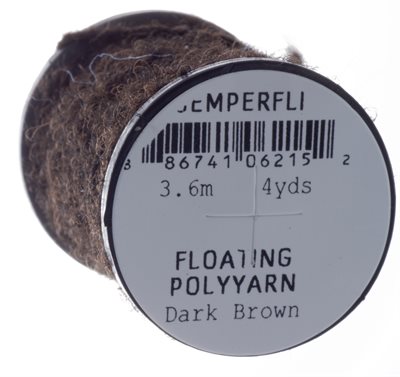 SemperFli Dry Fly Polyyarn Dark Brown