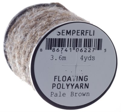 SemperFli Dry Fly Polyyarn Pale Brown