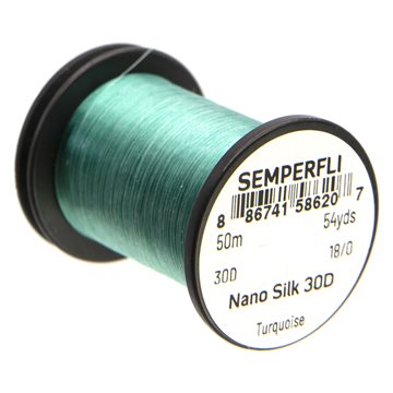 Semperfli Nano Silk Bindetråd 30D 18/0 Turquoise