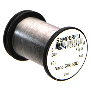 Semperfli Nano Silk Bindetråd 50D 12/0 Gray