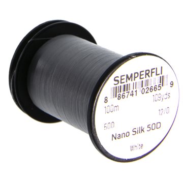 Semperfli Nano Silk Bindetråd 50D 12/0 White