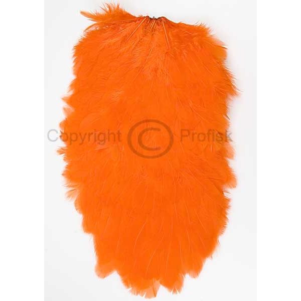 Whiting Hen Saddle Hot Orange