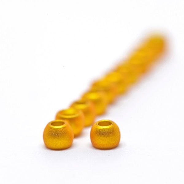 FutureFly Brass Beads 5 mm Mat Metallic Yellow