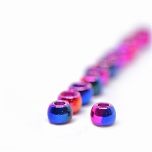 FutureFly Brass Beads 5 mm Rainbow
