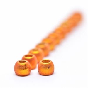 Futurefly Tungsten Bead 4 mm Mat Metallic Golden Orange
