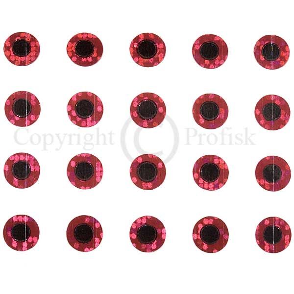 Flat Eyes Red Prism. 7/32 M 6mm.