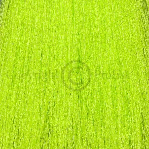 Fluoro Fiber Hanks Chartreuse