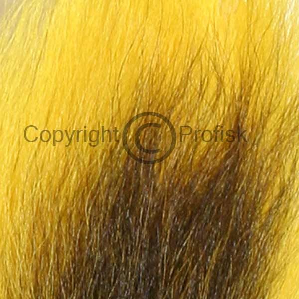 Bucktail stykke - Yellow