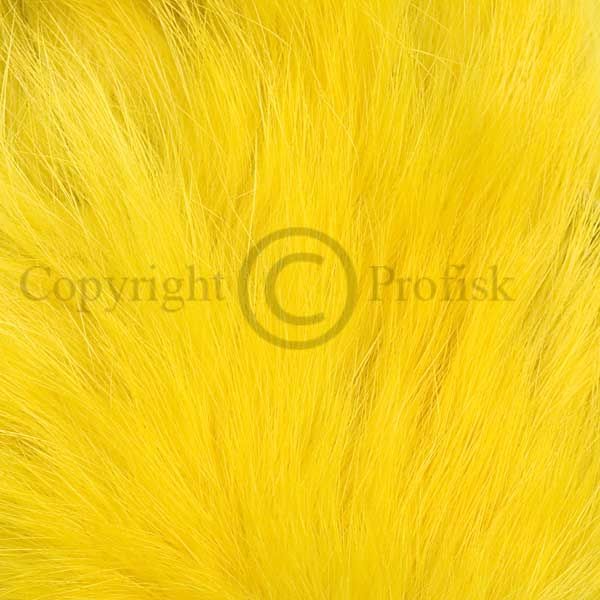 Rabbit Zonker Strips 3 mm. Yellow