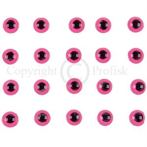 Soft Molded 3D eyes XS 3 mm Pink