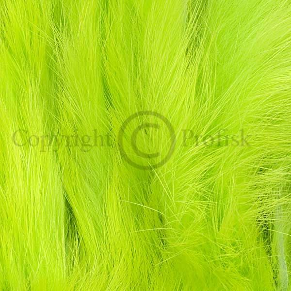 Rabbit Zonker Strips 3 mm. Chartreuse Green