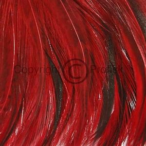 Badger hackler Red