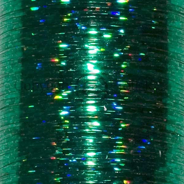 Flat Holographic tinsel S Green