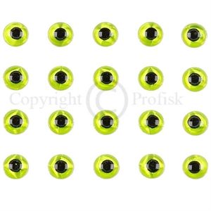 Soft Molded 3D eyes S3mmYellow