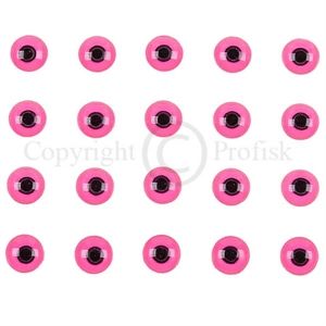 Soft Molded 3D eyes S 4mm Pink