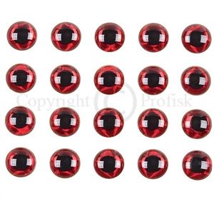 Soft Molded 3D eyes M 4mm Red