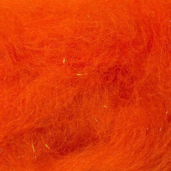 Woolly Sparkle Dub Fiery Shrimp Orange