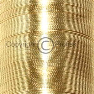 Oval Metal Tinsel Gold x-fine