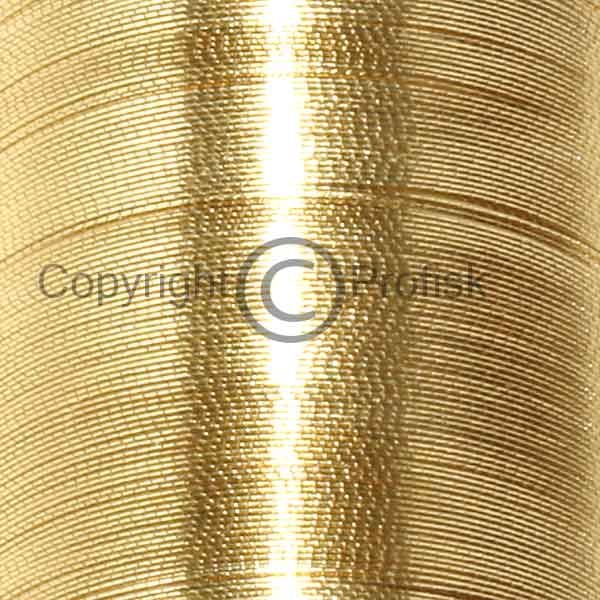 Oval Metal Tinsel Gold x-fine