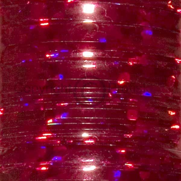 Flat Holographic tinsel. L Red