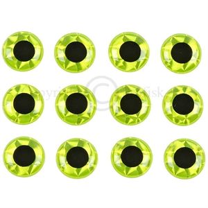 Soft Molded 3D eyes XL 11mm Yellow