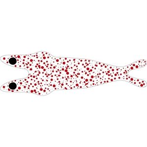 Pro 3D Shrimp Shell Medium Red dots/Cear