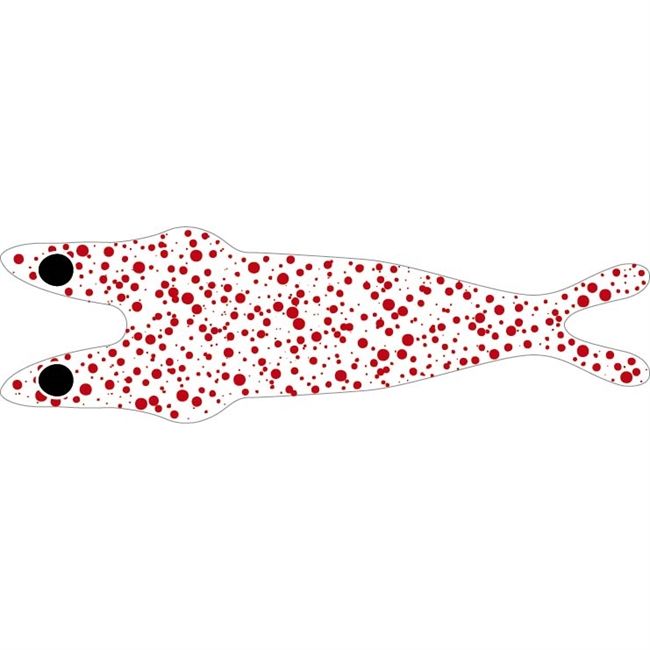 Pro 3D Shrimp Shell Medium Red dots/Cear