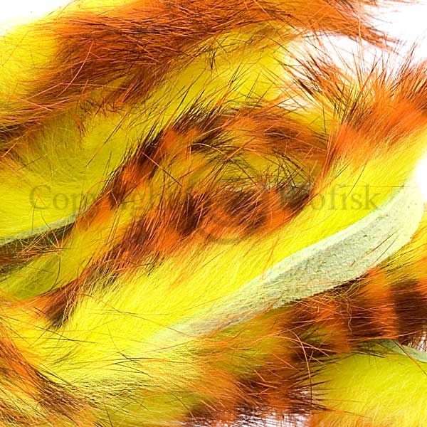 Tiger Barred Strips 3 mm. Orange/Black/Fl.Ye/Ch