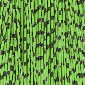 Barred Round Rubber Legs M Chartreuse/Black