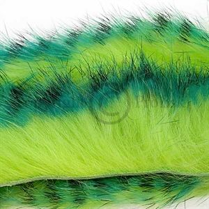 Tiger Barred Strips 3 mm. Green/Black/Ch.