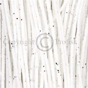 Silicone Micro Mini Legs White/Silver Flake