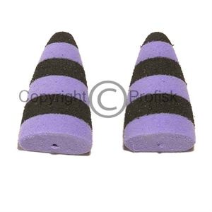 Tapered Foam Popper S. Purple/Black