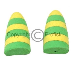 Tapered Foam Popper S. Green/Yellow