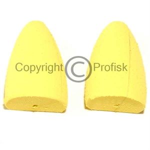 Tapered Foam Popper L. Yellow