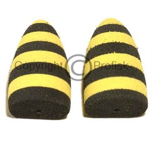 Tapered Foam Popper L. Black/Yellow