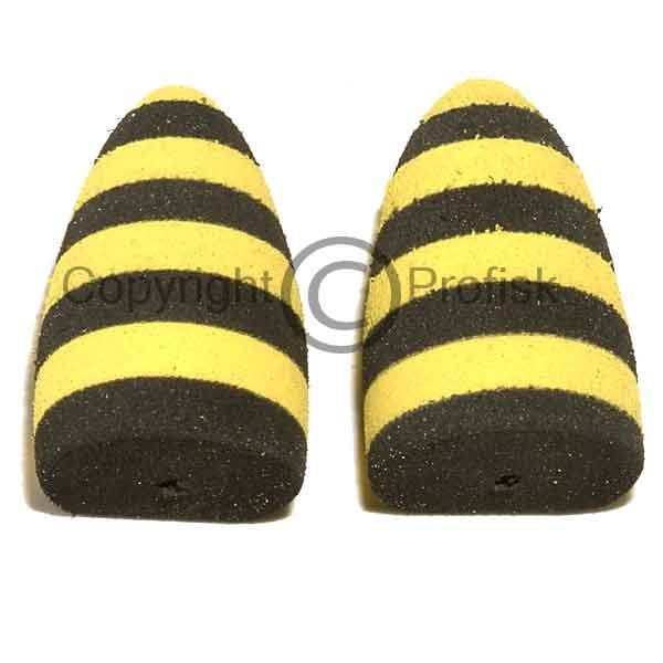 Tapered Foam Popper L. Black/Yellow