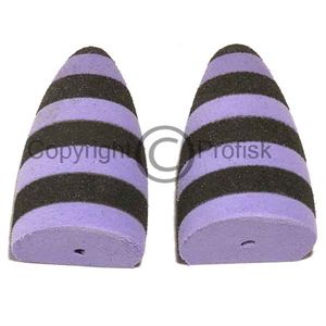 Tapered Foam Popper L. Purple/Yellow