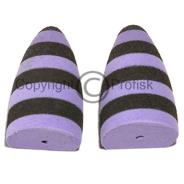 Tapered Foam Popper L. Purple/Yellow