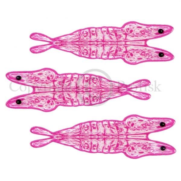 Pro 3D Shrimp Shell XX-Smal Clear/Pink